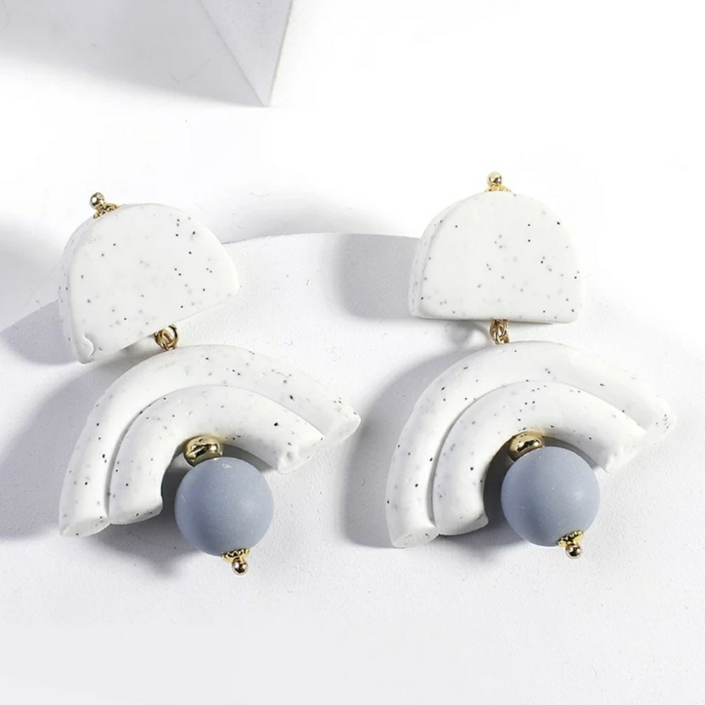 Polymer clay earrings